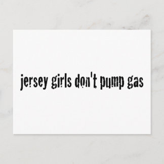 Cartão Postal Garotas De Jersey Não Bombeiam Gás