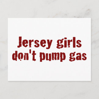 Cartão Postal Garotas De Jersey Não Bombeiam Gás (Nova)