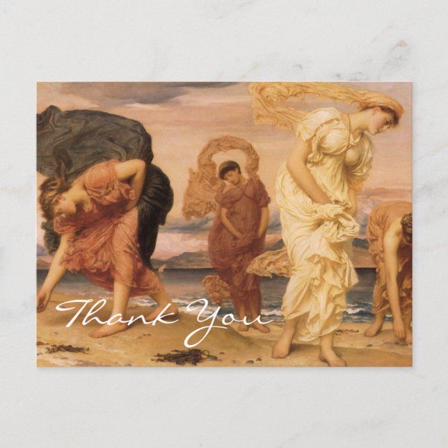 Cartão Postal Garotas Gregas de Leighton (Frente)