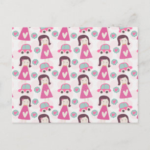 Cartão Postal Garotas indo a lugares