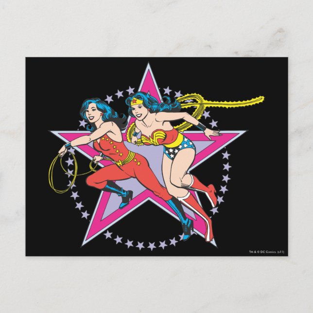 Cartão Postal Garotas Maravilhas (Frente)