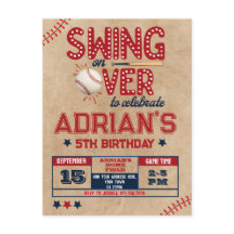 Garoto de aniversário de beisebol