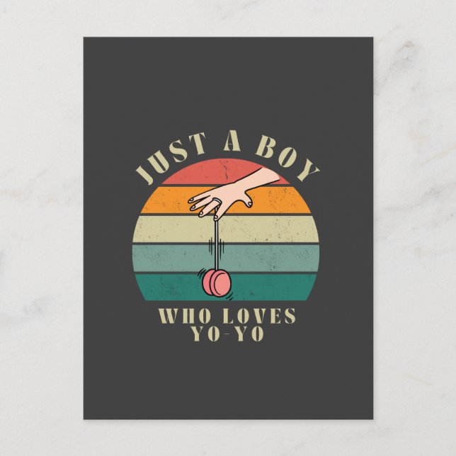 Cartão Postal Garoto do Yoyo (Frente)