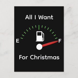 Cartão Postal Gasolina para o Natal