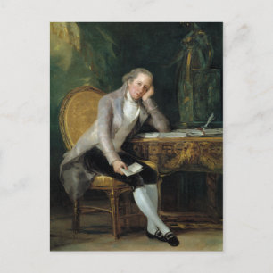 Cartão Postal Gaspar Melchor de Jovellanos por Francisco Goya