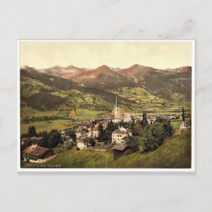 Cartão Postal Gastein (ou seja, Hof Gastein), Salzburgo, Austro-