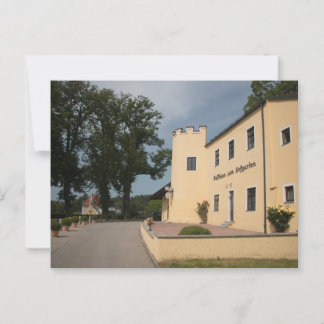 CARTÃO POSTAL GASTHAUS ZUM HOFGARTEN UNTER SCHLOSS IN HAAG