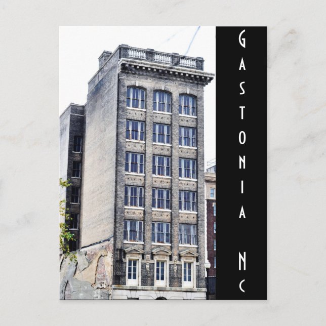 Cartão Postal gastonia NC (Frente)