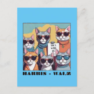 Cartão Postal Gata sem filhos, senhorita, senhoras de gatos sem