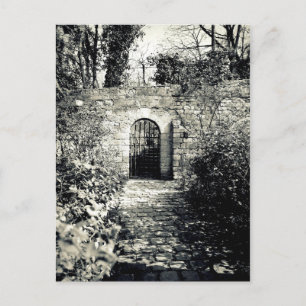 Cartão Postal Gate in the wall