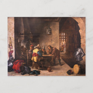 Cartão Postal Gatehouse com o Santo Peter Entregou David Teniers