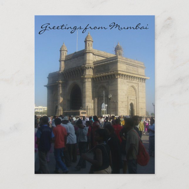 Cartão Postal gateway mumbai (Frente)