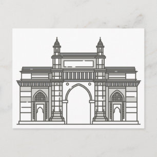 Cartão Postal Gateway Of India Mumbai World Landmark