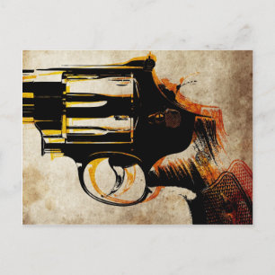 Cartão Postal Gatilho Revolver