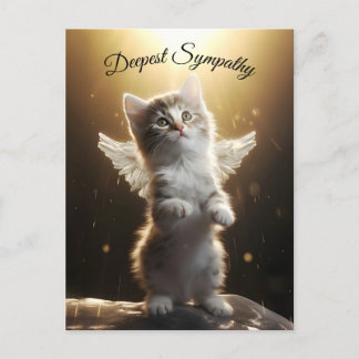 Cartão Postal Gatinho Anjo