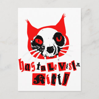 Cartão Postal Gatinho HASTA LA VISTA
