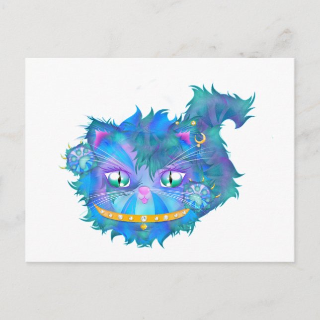 Cartão Postal Gatinho Khat (Frente)