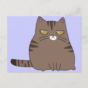 Cartão Postal Gatinho rabugento