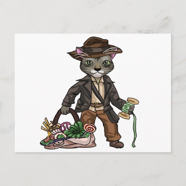 Cartão Postal Gatinho Radar (Frente)