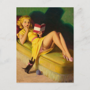 Cartão Postal Gatinho Reprodutor