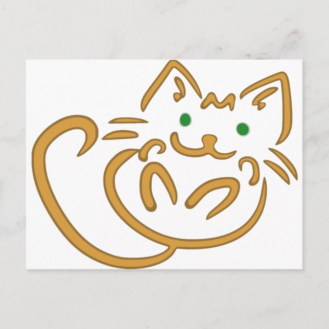 Cartão Postal Gatinho Reprodutor (Frente)