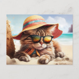 Cartão Postal Gatinho Sunny
