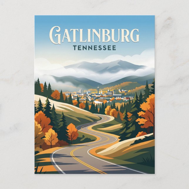 Cartão Postal Gatlinburg EUA (Frente)