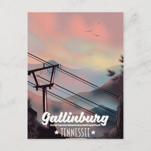 Cartão Postal Gatlinburg Grandes Montanhas Fumosas Tennessee