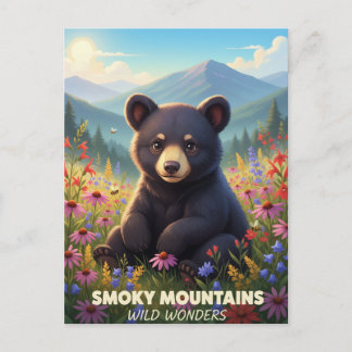 Cartão Postal Gatlinburg Smokey Mountains Wild Wonders
