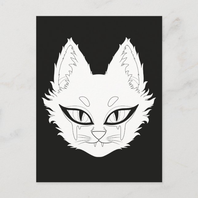 Cartão Postal Gato (Frente)