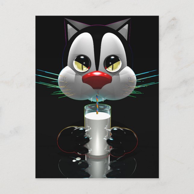 Cartão Postal Gato (Frente)