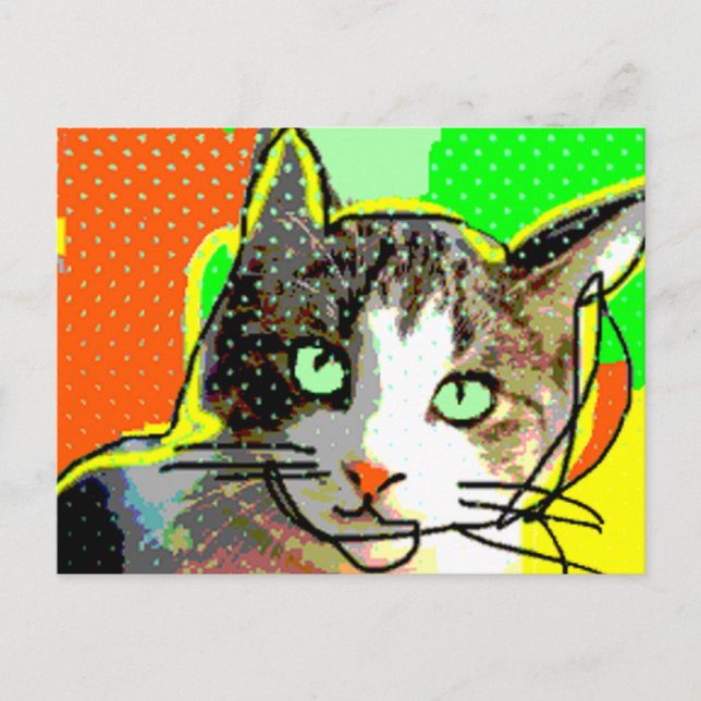 Cartão Postal gato 02 (Frente)