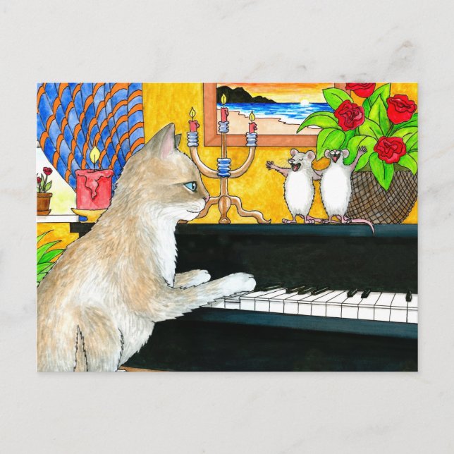 Cartão Postal gato 506 (Frente)