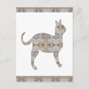 Cartão Postal GATO animal de estimação CRISTAL Joia NVN452 CRIAN