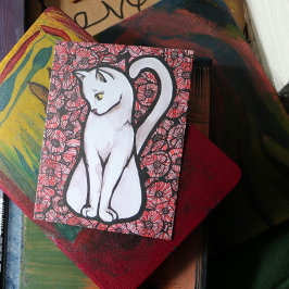 Cartão Postal Gato Branco Fofo