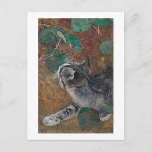 Cartão Postal Gato, Bruno Liljefors