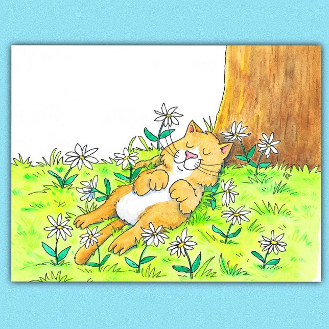 Cartão Postal Gato Cinto (Criador carregado)