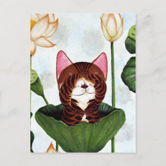 Cartão Postal Gato de Arte