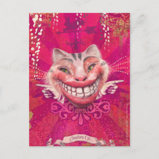 Cartão Postal Gato de Cheshire