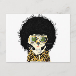 Cartão Postal Gato de comédia