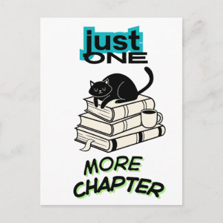 Cartão Postal Gato de Mais Um Capítulo