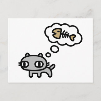 Cartão Postal Gato de Sonho