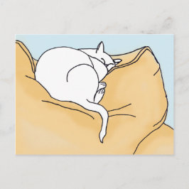 Cartão Postal Gato Dormindo I
