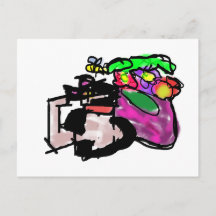 Gato e flores de primavera 