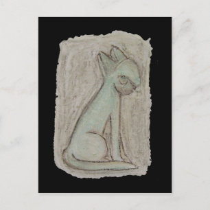 Cartão Postal Gato Egípcio