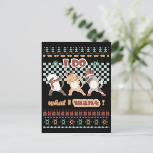 Cartão Postal Gato Engraçado De Dabbing - Eu Faço O Que Quero