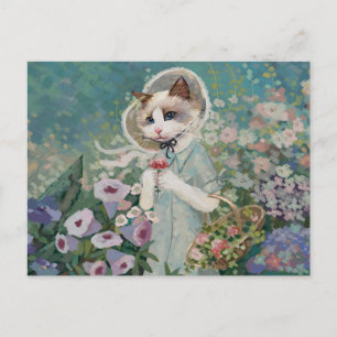 Cartão Postal Gato Fofo