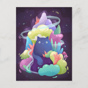 Cartão Postal Gato Fofo