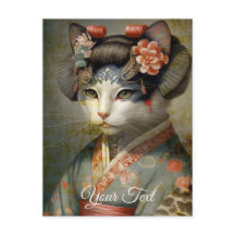 Gato Geisha. Personalize.