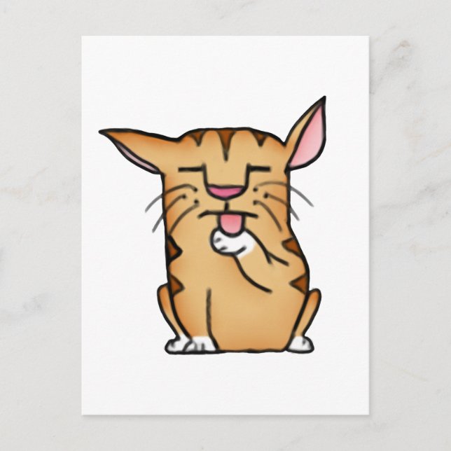 Cartão Postal Gato Gordo (Frente)